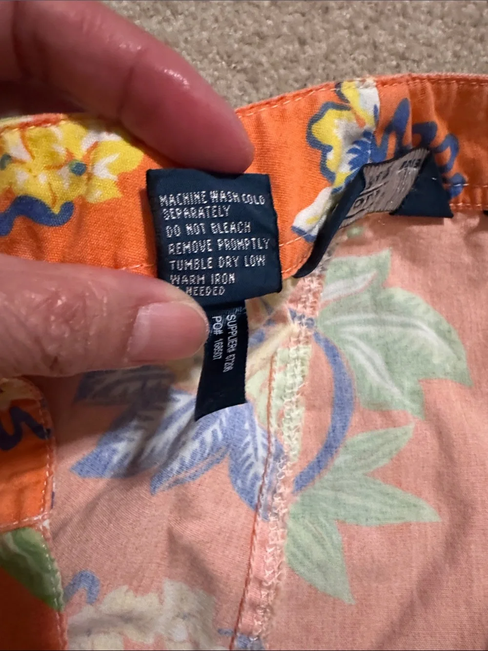 Vintage Polo Ralph  Lauren Hawaiian Ukulele Print Board Shorts Orange Resort-36